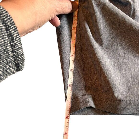 Eddie Bauer indigo blue pull on stretch poly men's shorts 3XL - Picture 10 of 11